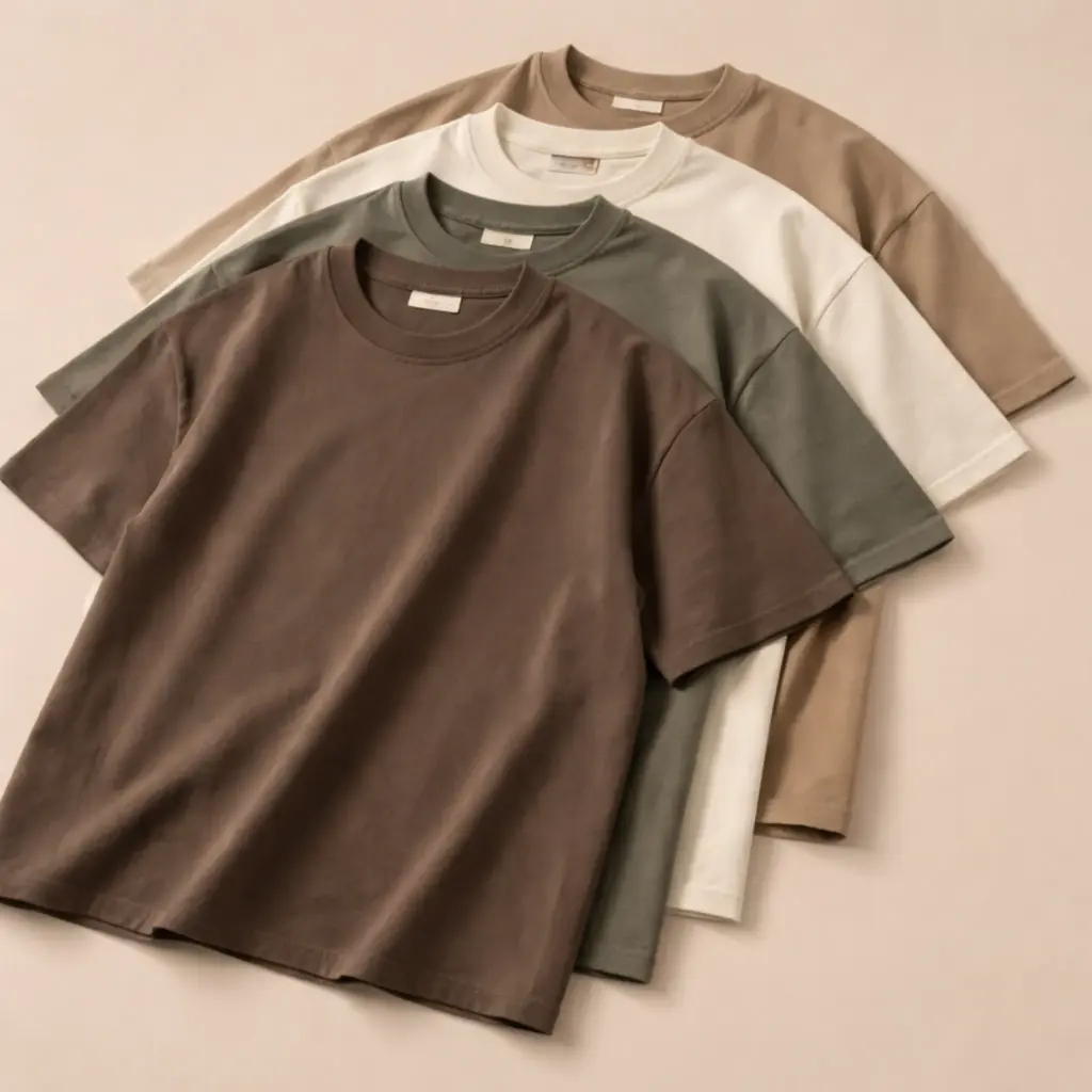 Premium Cotton T Shirts Display image